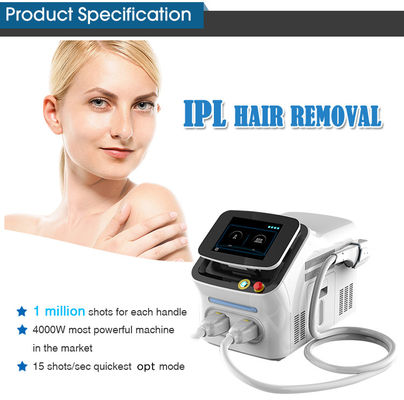 equipo de la belleza del retiro del pelo de 530nm-950nm IPL, dispositivo del hogar del rejuvenecimiento de la piel del IPL