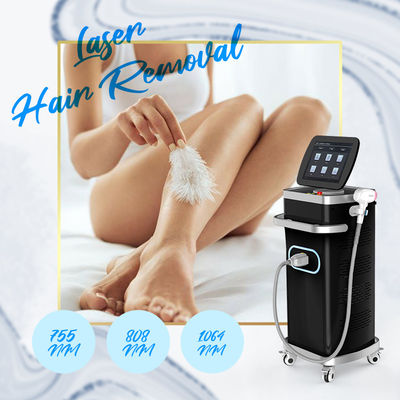 Máquina médica de la belleza del laser del diodo de la máquina 755nm 808nm 1064nm del retiro del pelo del laser para el salón