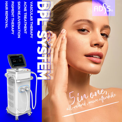 Máquina del laser de la belleza DPL de ADSS   Máquina del retiro del pelo de la luz de E con terapia vascular