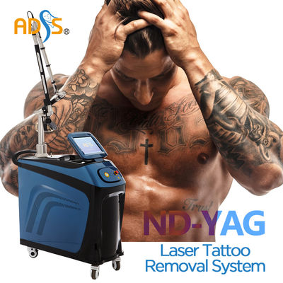 tamaño de punto de la máquina 2-10m m del retiro del tatuaje de 1064nm 532nm Yag
