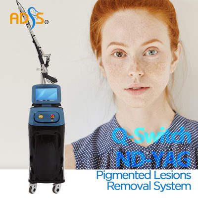 Laser de c4q conmutado Pico Laser Tattoo Removal Machine 1064nm 532nm del Nd Yag