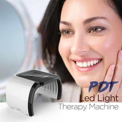 Pdt llevó 7 colores llevó la máquina de cara ligera de la terapia Pdt llevó el dispositivo facial del tratamiento ligero del acné