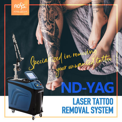 Máquina vertical ISO13485 del retiro del pelo del laser de la máquina del laser del ND Yag y del retiro del tatuaje