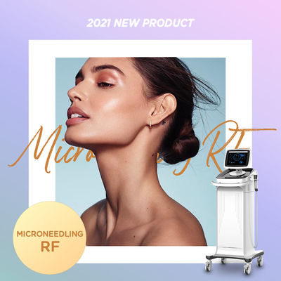 Máquina inmóvil blanca del rejuvenecimiento de la piel/máquina fraccionaria del RF Microneedle