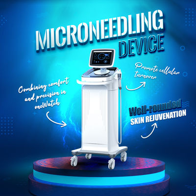 Sistema de belleza de cuidado de la piel eléctrico fraccionado Rf Microneedling Máquina de pluma de agujas doradas