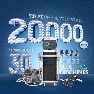 Actualizar Popular EMS Escultura Reducción de grasa Construir músculo estimulador de formación de la máquina de escultura
