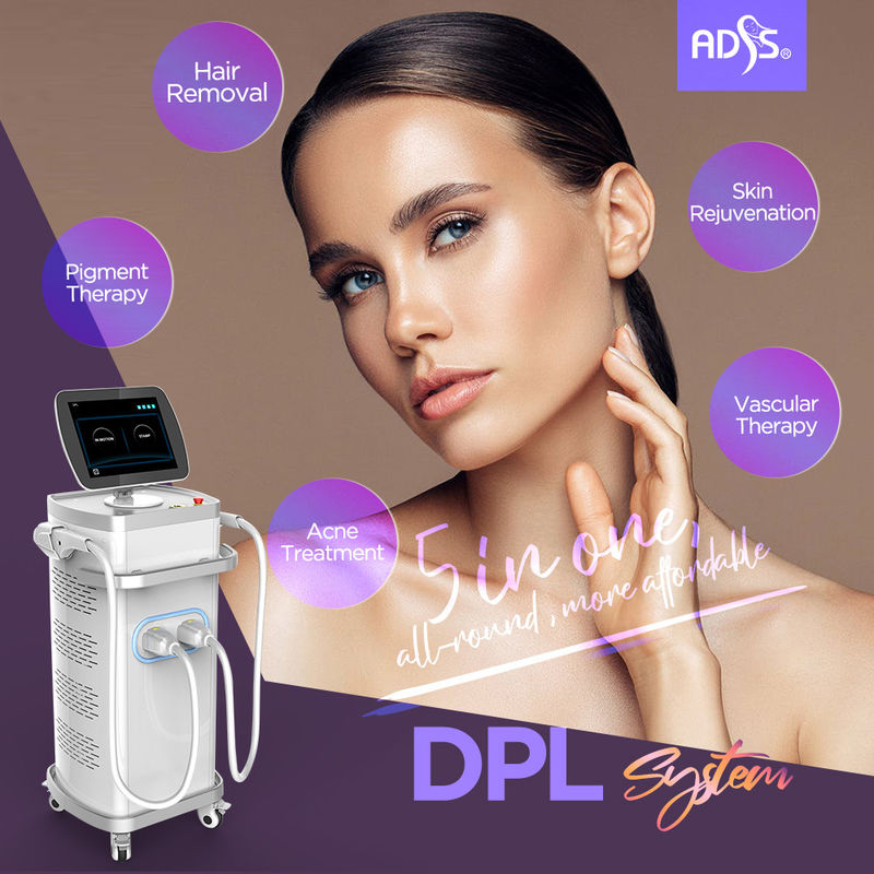 3 en 1 máquina permanente del laser del retiro del pelo de la máquina 1-50J del laser del diodo DPL