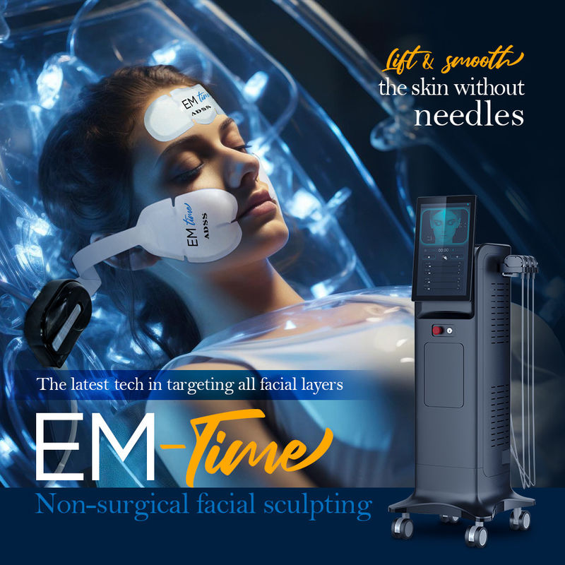 ADSS EMRF Em Rf elevación de cara Pe Face Machine Pe-Face para el levantamiento de frente y mandíbula