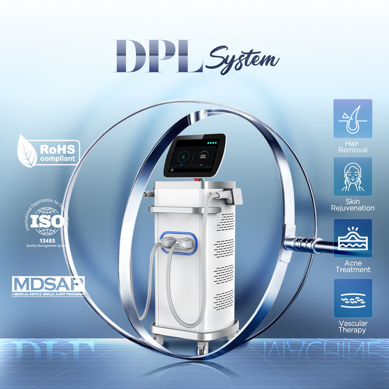 Opt E Light Ipl Equipo de belleza con láser Dpl Cuerpo Mujeres Hombre Depilación facial